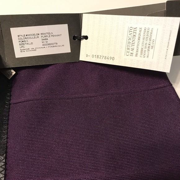 A|X Armani Exchange Purple Skirt - Picture 2 of 3